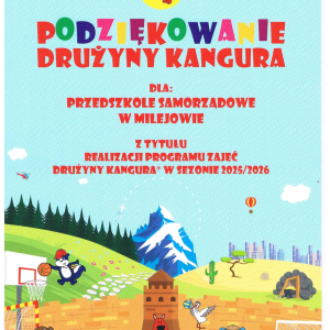 Podziękowanie DRUŻYNY KANGURA 2026r.